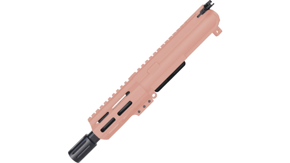 ABC RIFLE COMPANY AR-15 .223 Remington/5.56x45mm NATO Micro Pistol 5in Barrel M-LOK Handguard Upper Receiver w/BCG And Charging Handle, Rose, UA15-BR5-ML4D-RG