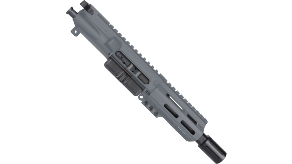 ABC RIFLE COMPANY AR-15 .223 Remington/5.56x45mm NATO Micro Pistol 5in Barrel M-LOK Handguard Upper Receiver w/BCG And Charging Handle, Sniper Grey, UA15-BR5-ML4D-SG