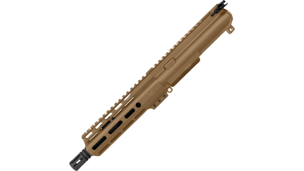 ABC RIFLE COMPANY AR-15 .223 Remington/5.56x45mm NATO Pistol 7.5in Barrel M-LOK Handguard Complete Pistol Receiver w/BCG And Charging Handle, Bronze, UA15-BR7-ML7D-BB