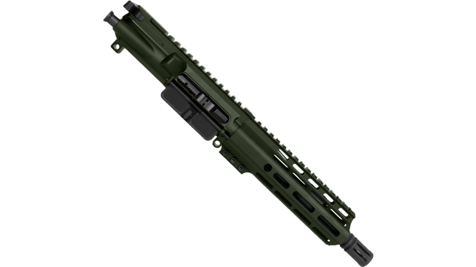 ABC RIFLE COMPANY AR-15 .223 Remington/5.56x45mm NATO Pistol 7.5in Barrel M-LOK Handguard Complete Pistol Receiver w/BCG And Charging Handle, Olive Drab Green, UA15-BR7-ML7D-ODG