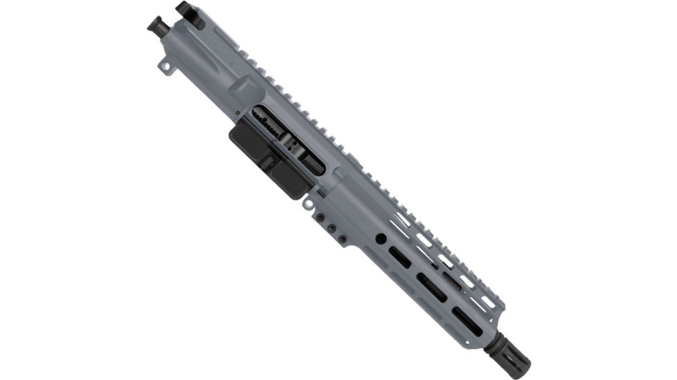 ABC RIFLE COMPANY AR-15 .223 Remington/5.56x45mm NATO Pistol 7.5in Barrel M-LOK Handguard Complete Pistol Receiver w/BCG And Charging Handle, Sniper Grey, UA15-BR7-ML7D-SG
