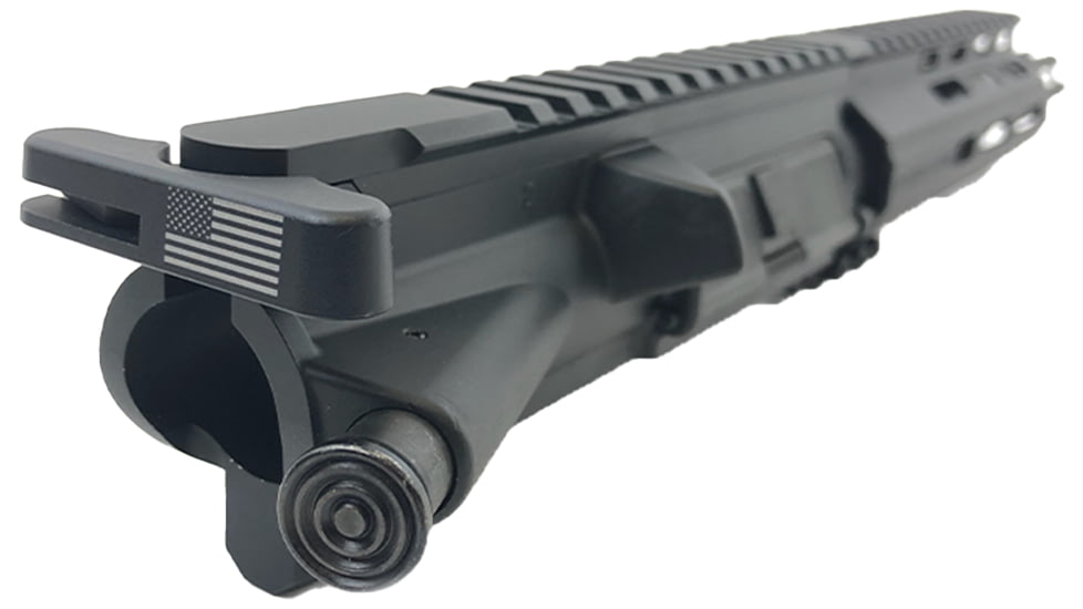 ABC RIFLE COMPANY AR-15 .223 Remington/5.56x45mm NATO Pistol 7in Barrel Custom 7in Slanted M-LOK Handguard Complete Upper Receiver w/BCG And Charging Handle, Black, UA15-BR7-UCABC7