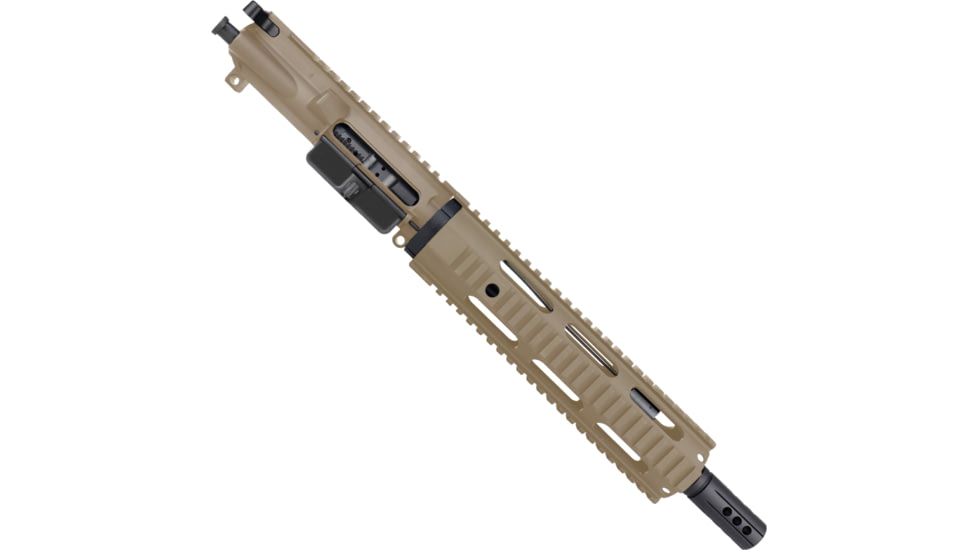ABC RIFLE COMPANY AR-15 7.62x39mm 10in Quadrail Handguard Complete Pistol Upper Receiver w/BCG And Charging Handle, Flat Dark Earth, UA762-BR10-QR10-FDE