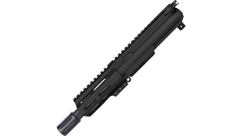 ABC RIFLE COMPANY AR-15 7.62x39mm Micro Pistol 5in Barrel M-LOK Handguard Upper Receiver w/BCG And Charging Handle, Black, UA762-BR5-ML4D-BLK