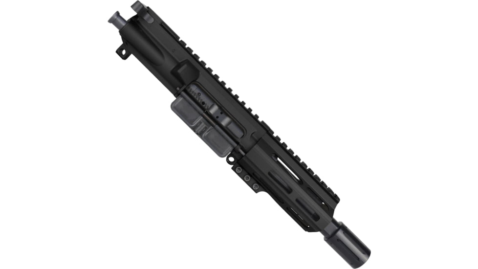 ABC RIFLE COMPANY AR-15 7.62x39mm Micro Pistol 5in Barrel M-LOK Handguard Upper Receiver w/BCG And Charging Handle, Black, UA762-BR5-ML4D-BLK