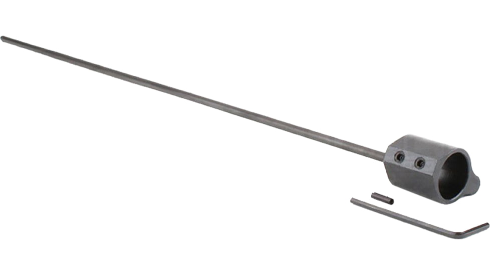 ABC RIFLE COMPANY AR-15/AR-10 Low Profile Steel Gas Block Gas Tube Assembly, .750 in Gas Block, Black, Rifle Length, Black, UPK-GTRBGB750