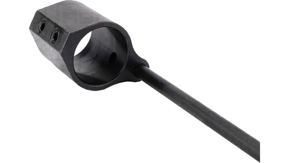 ABC RIFLE COMPANY AR-15/AR-10 Low Profile Steel Gas Block Gas Tube Assembly, .750 in Gas Block, Black, Rifle Length, Black, UPK-GTRBGB750
