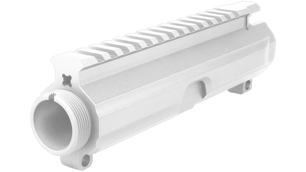 ABC RIFLE COMPANY AR-15 Billet Stripped Upper Receiver, Cerakote, White, UP15-CM-BILLET-STW