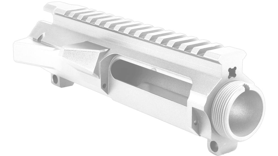 ABC RIFLE COMPANY AR-15 Billet Stripped Upper Receiver, Cerakote, White, UP15-CM-BILLET-STW