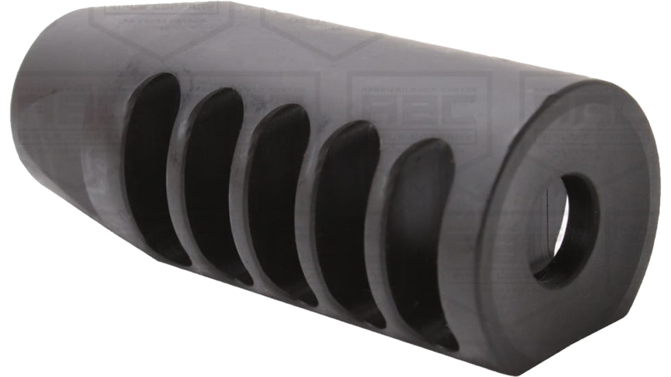 ABC RIFLE COMPANY AR-15 Flat Top Multi Chamber Muzzle Brake, 1/2x28, Phosphate, Black, MB15-PRO