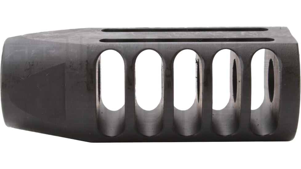 ABC RIFLE COMPANY AR-15 Flat Top Multi Chamber Muzzle Brake, 1/2x28, Phosphate, Black, MB15-PRO