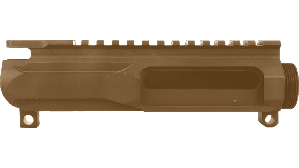 ABC RIFLE COMPANY AR-15 Sleek Billet Stripped Upper Receiver, Cerakote, Burnt Broze, UP15-BILLET-BRNZ