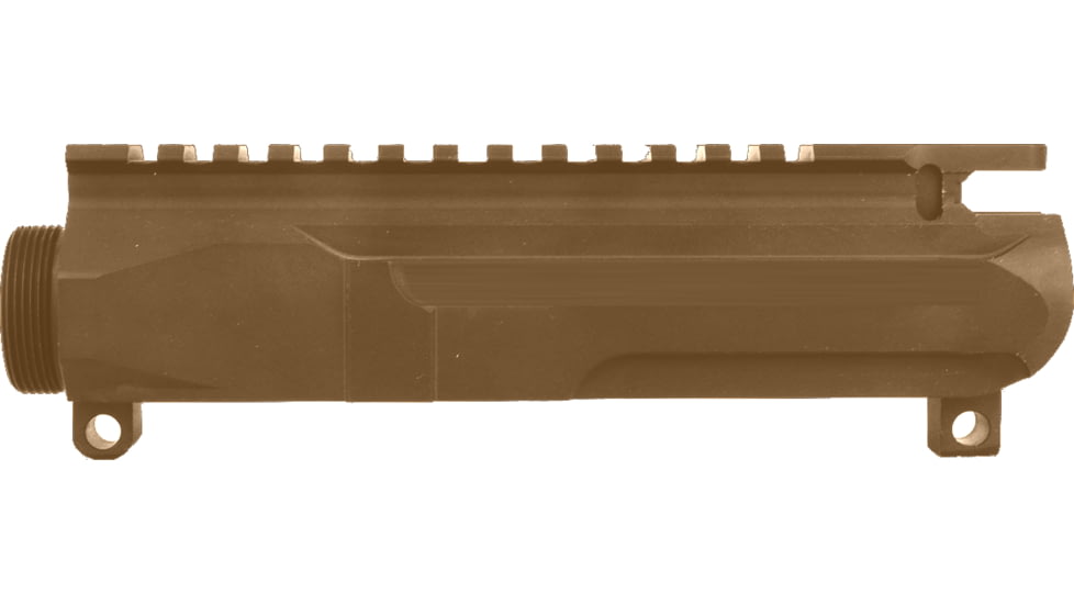 ABC RIFLE COMPANY AR-15 Sleek Billet Stripped Upper Receiver, Cerakote, Burnt Broze, UP15-BILLET-BRNZ
