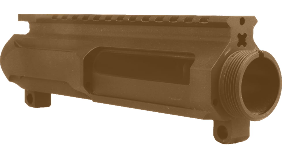 ABC RIFLE COMPANY AR-15 Sleek Billet Stripped Upper Receiver, Cerakote, Burnt Broze, UP15-BILLET-BRNZ
