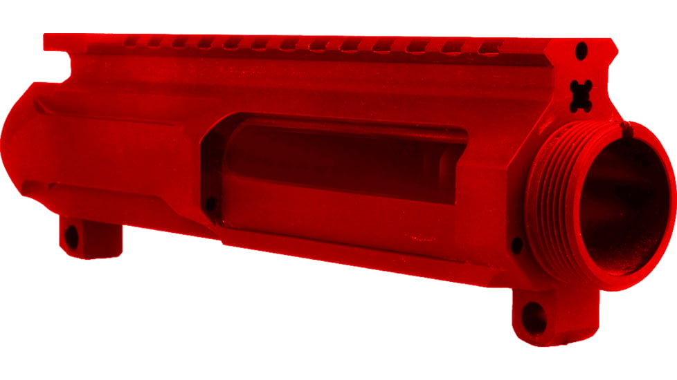 ABC RIFLE COMPANY AR-15 Sleek Billet Stripped Upper Receiver, Cerakote, Red, UP15-BILLET-RD