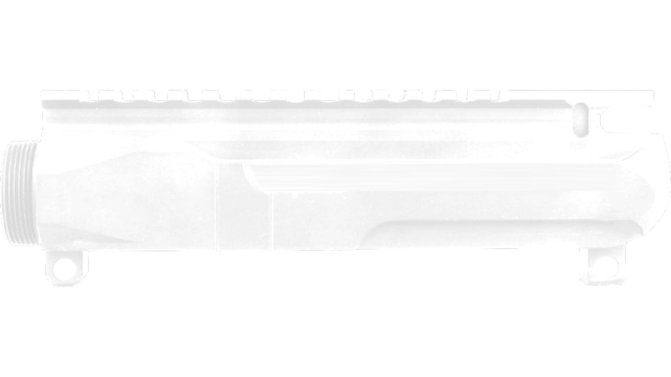 ABC RIFLE COMPANY AR-15 Sleek Billet Stripped Upper Receiver, Cerakote, White, UP15-BILLET-STW