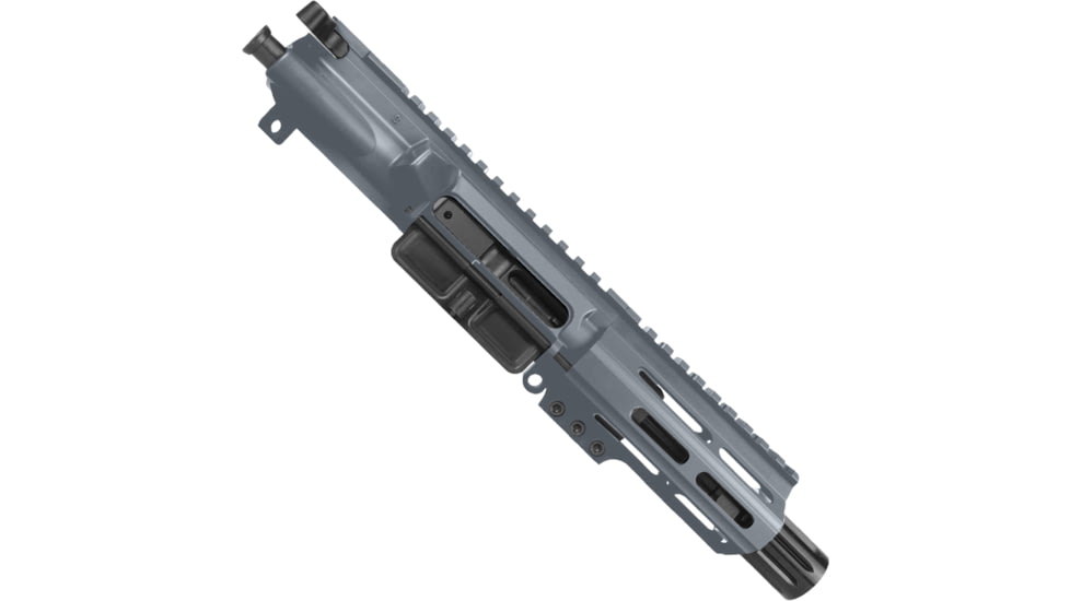 ABC RIFLE COMPANY AR .40 S&amp;W Pistol 4in Barrel M-LOK Handguard Complete Upper Receiver w/BCG And Charging Handle, Sniper Grey, UA40-BR4-ML4-SG