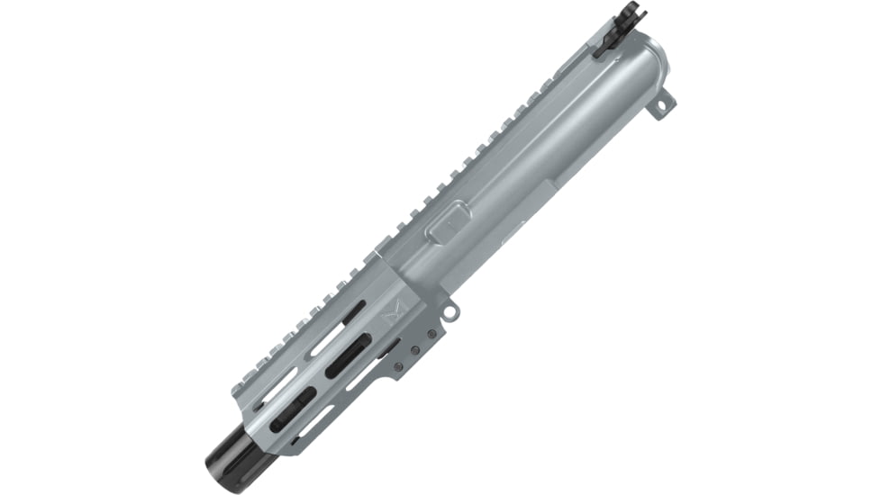ABC RIFLE COMPANY AR .40 S&amp;W Pistol 4in Barrel M-LOK Handguard Complete Upper Receiver w/BCG And Charging Handle, Tungsten, UA40-BR4-ML4-TNG