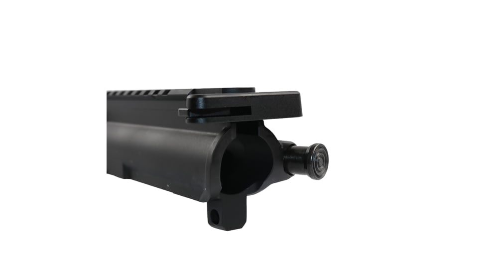 ABC RIFLE COMPANY AR 9mm Luger 16in Nitride Barrel Upper Receiver w/Custom 15in M-LOK And Charging Handle, 1-10 Twist, A2 Style Muzzle Brake, Nitride, Black, UA9-ML15-BR16