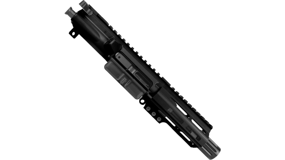 ABC RIFLE COMPANY AR9 9mm Luger Pistol 4in Barrel M-LOK Handguard Complete Upper Receiver w/BCG And Charging Handle, Black, UA9-BR4-ML4-BLK