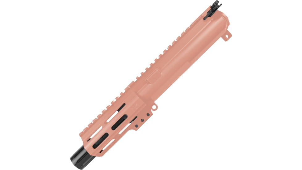 ABC RIFLE COMPANY AR9 9mm Luger Pistol 4in Barrel M-LOK Handguard Complete Upper Receiver w/BCG And Charging Handle, Rose Gold, UA9-BR4-ML4-RG