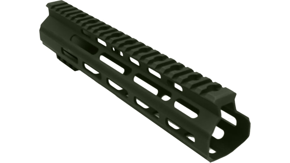 ABC RIFLE COMPANY Custom Ultra Slim AR-15 M-LOK Handguard, 10in, Cerakote Olive Drab Green, HG15-CM-ML10D-COD