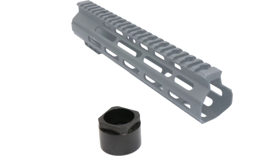 ABC RIFLE COMPANY Custom Ultra Slim AR-15 M-LOK Handguard, 10in, Cerakote Sniper Grey, HG15-CM-ML10D-CSG
