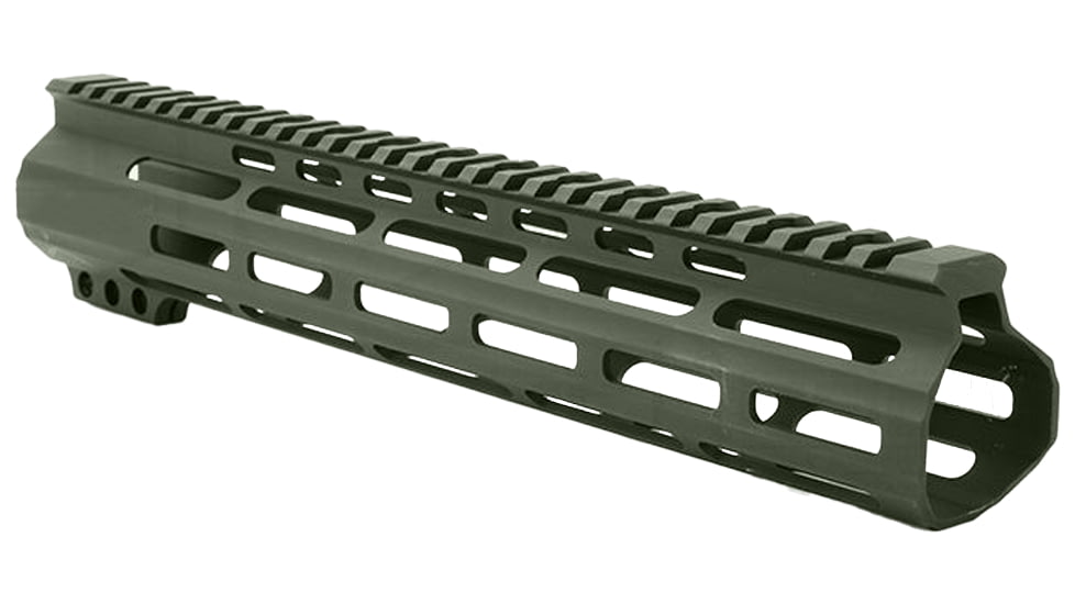 ABC RIFLE COMPANY Custom Ultra Slim AR-15 M-LOK Handguard, 12in, Cerakote Olive Drab Green, HG15-CM-ML12D-COD