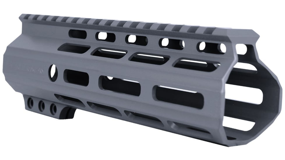 ABC RIFLE COMPANY Custom Ultra Slim AR-15 M-LOK Handguard, 7in, Cerakote Sniper Grey, HG15-CM-ML7D-SG