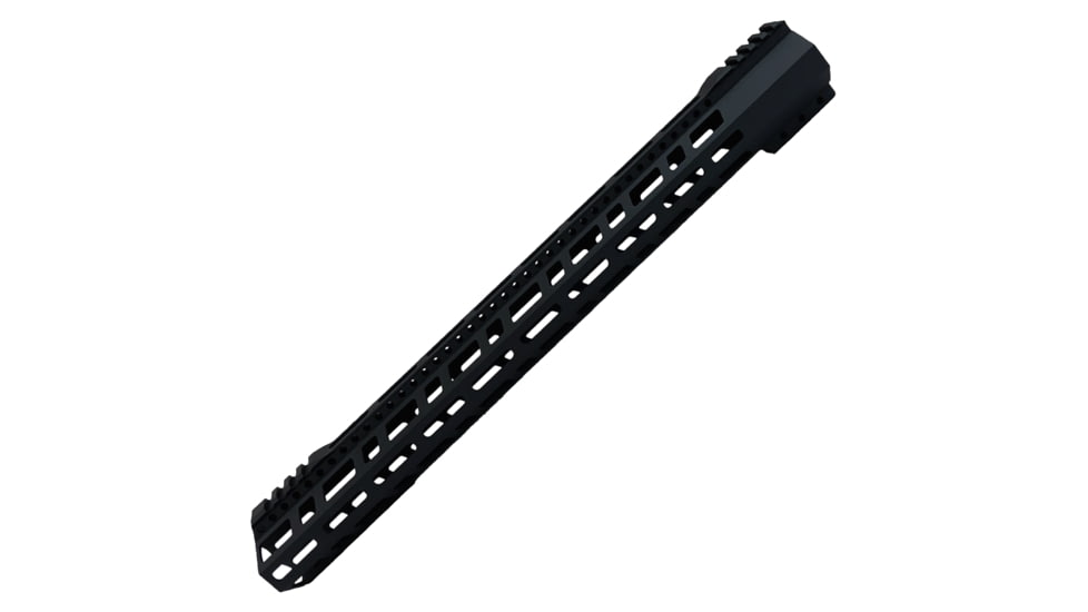 ABC RIFLE COMPANY Style Low Hybrid Cut D-Cut AR-10/DPMS LR-308 M-LOK Handguard Rail System, 18in, Black, HG10-CM-TCML18D