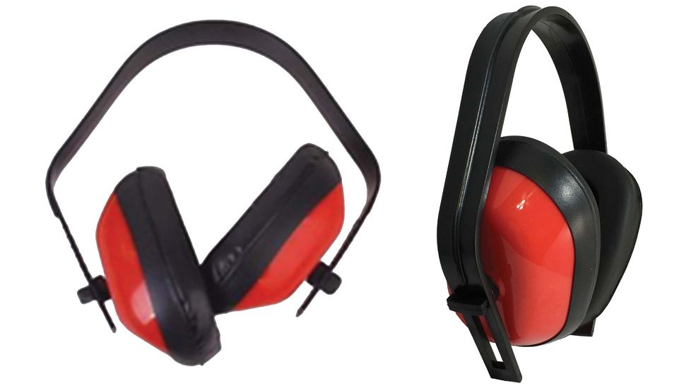ABKT Tac 25dB Ear Muff, Red AB080R