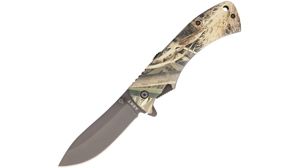 ABKT Tac Realtree Max 5 Linerlock Assisted Opening Knife, Camo AB028M5