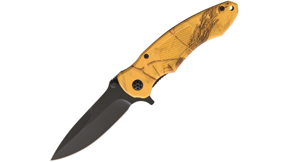 ABKT Tac Realtree Renegade Knife, Blaze Orange AB024AB