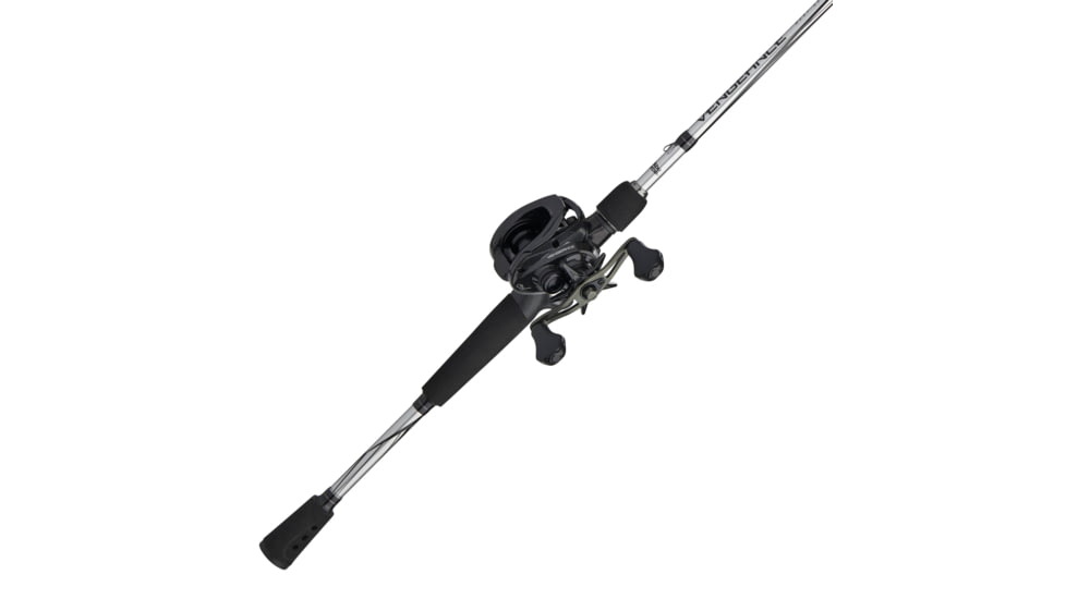 Abu Garcia Vengeance Baitcast Combo, 6.4/1, Right, LP, 7ft. Rod Length, Medium Heavy Power, Fast Action, 1 Piece Rod, VENGLP/701MH