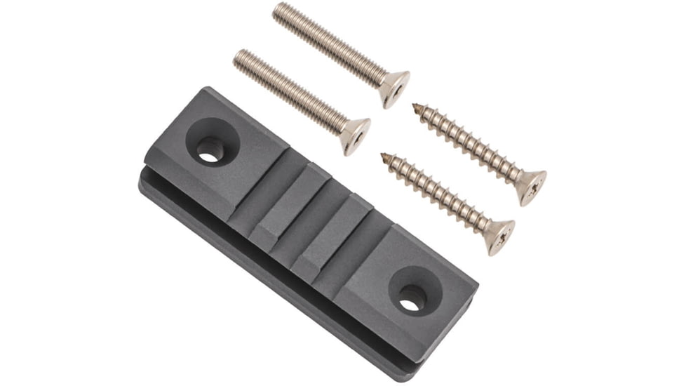 ACCU-TAC Bipod Mount Rail, Flat Black, Medium, PRM-100