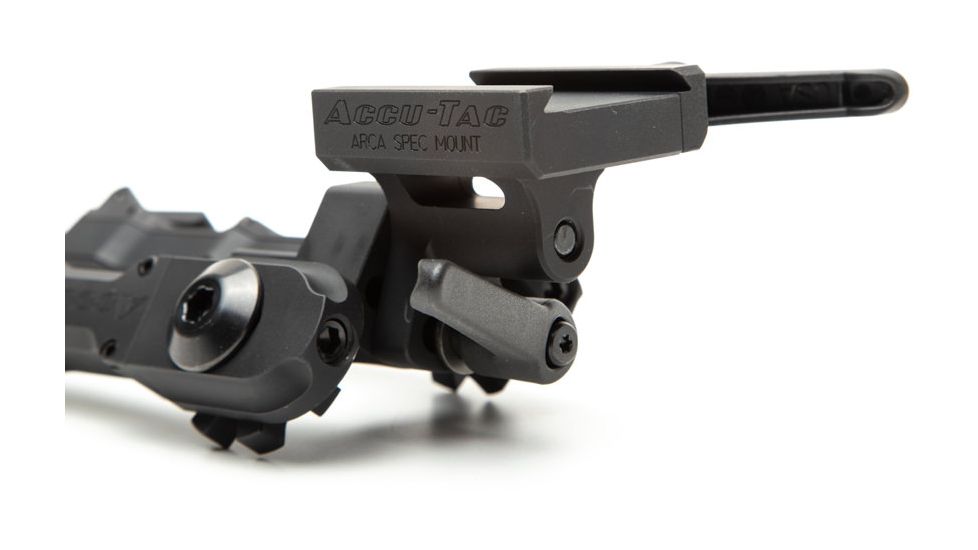 ACCU-TAC BR-4 G2 Arca Spec Bolt Action Bipod, Flat Black, BRAS-G204