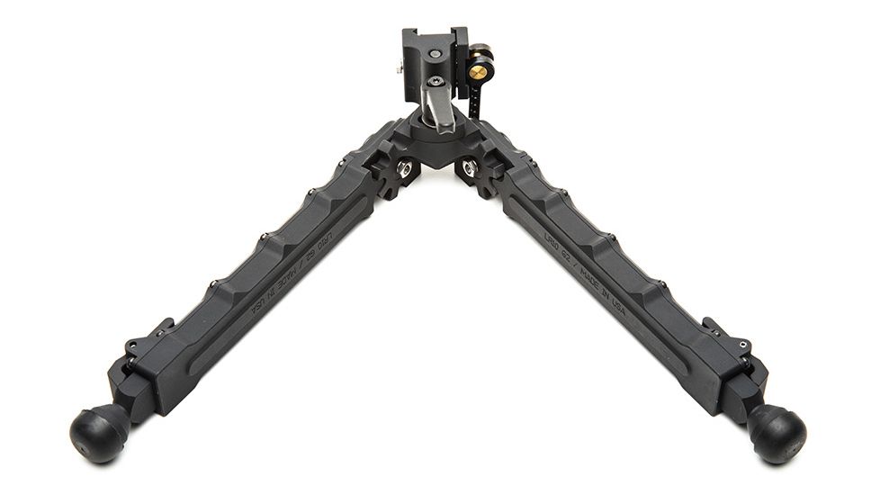 ACCU-TAC LR-10 G2 Quick Detach Bipod, Large Rifle, Flat Black, LRB-G200