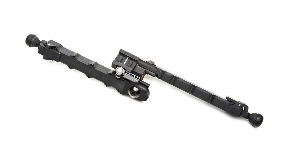 ACCU-TAC LR-10 G2 Quick Detach Bipod, Large Rifle, Flat Black, LRB-G200