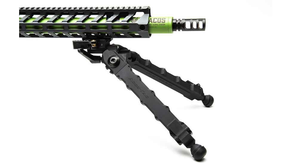 ACCU-TAC LR-10 G2 Quick Detach Bipod, Flat Black, Large, LRB-G200