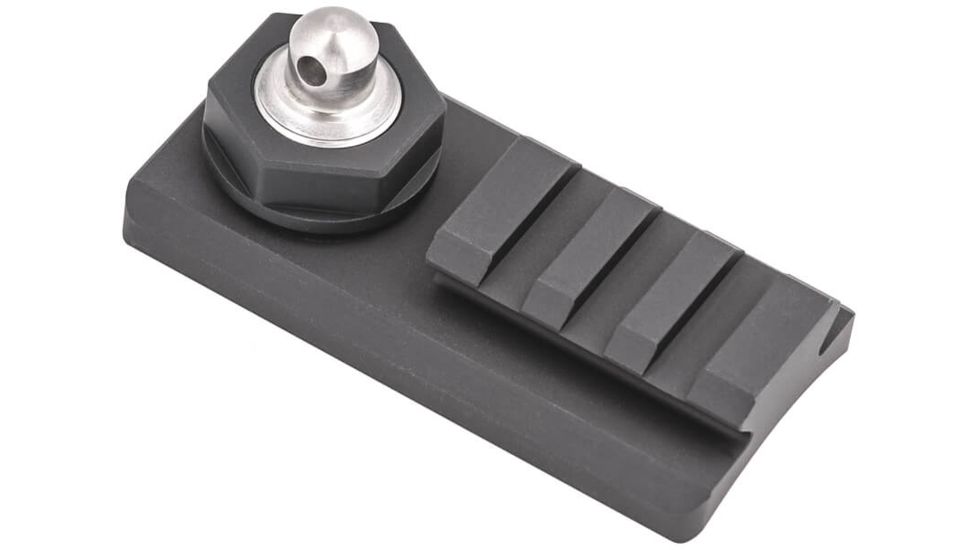ACCU-TAC Sling Stud Adapter Rail For Bipod, Flat Black, Medium, SRA-200