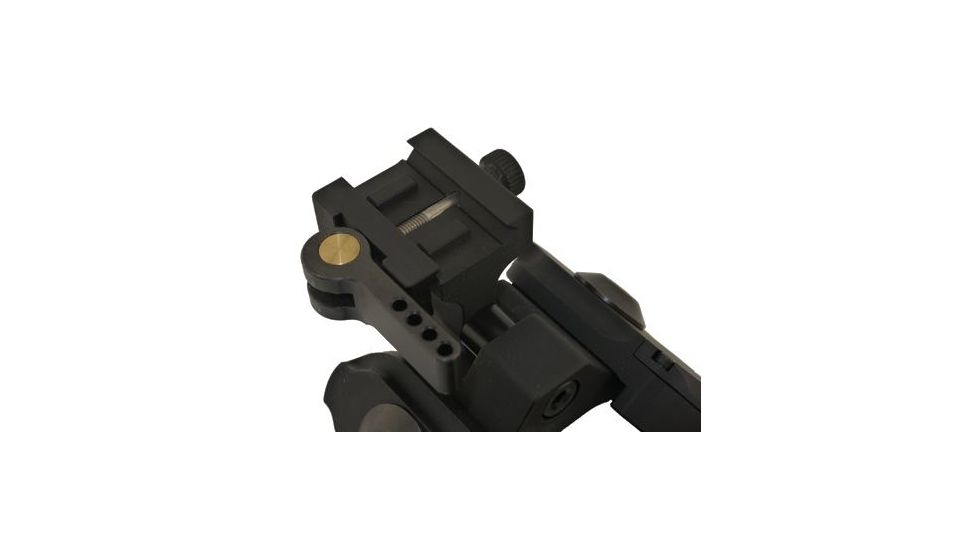 ACCU-TAC Small Caliber Rifle Bi-Pod, Flat Black, Medium SRBQD-0500