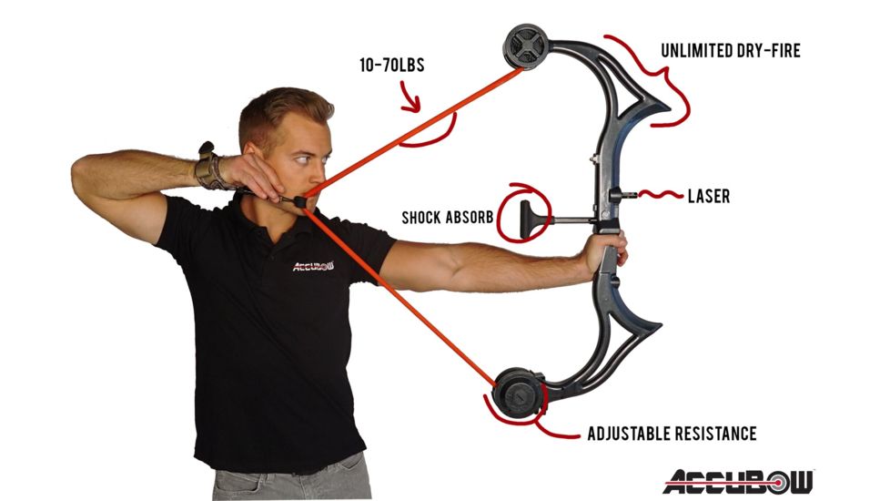 AccuBow Training Device, Carbon Fiber Finish, CF ACCUBOW-4
