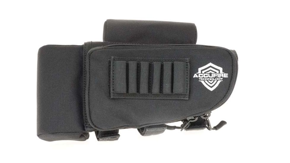 Accufire Technology Buttstock Cheek rest with recoil pad, Black ACC-102