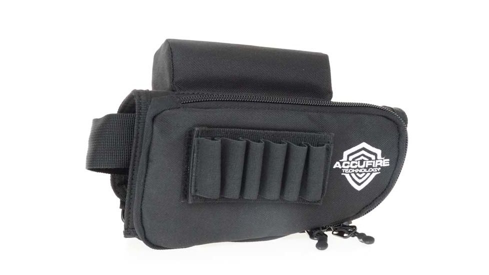 Accufire Technology Buttstock Cheek rest without recoil pad, Black ACC-103