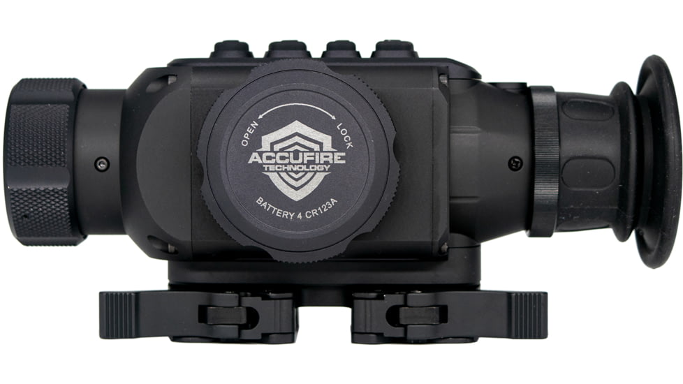 Accufire Technology Incendis Clip-On 1 - 4x 30mm Thermal Imaging Rifle Scopes, 60 NTSC, Black, ACC-INC3-2020G1
