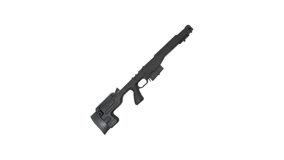 Accuracy International REM 700 LONG ACTION  .338 Lapua Magnum CIP length (Pistol Grip - Flush Cup), Black 26702BL