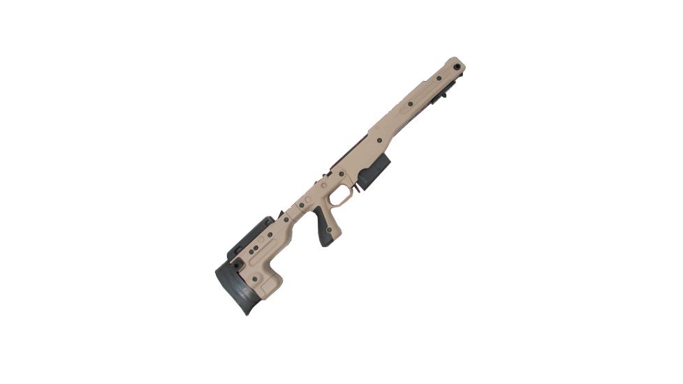 Accuracy International REM 700 LONG ACTION  .338 Lapua Magnum CIP length (Pistol Grip - Flush Cup), Pale Brown 26702PB