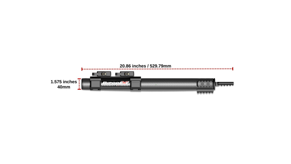 Accuracy Solutions Gen 4 .50 Cal Arca/Picatinny Single Tube Rifle Stabilizer
