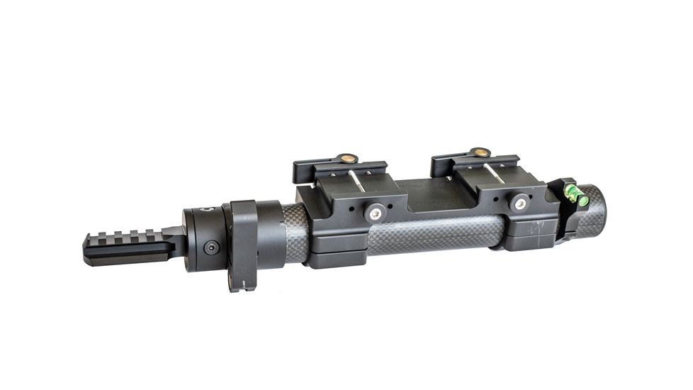 Accuracy Solutions BipodeXt TAC II ARCA Rail Dual Mount, Black, BipodeXt TAC II ARCA Rail DM