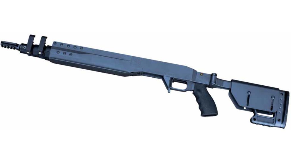 Accuracy Solutions F.A.S.T. Chassis Big Bore Stiller TAC 408 Single Shot 1.6 dia. Barrel, Folding Stock, Right Hand Bolt, Sniper Grey, AS-20603
